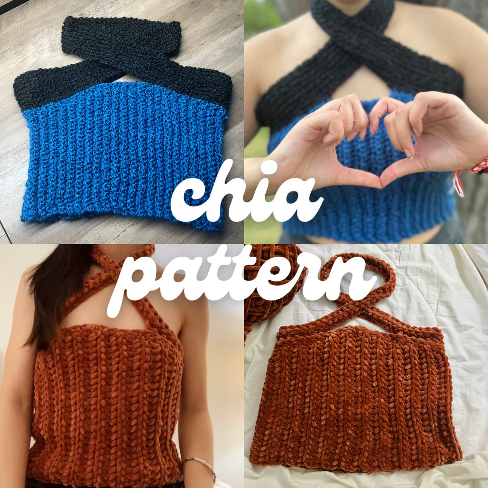 Chia Top Crochet Pattern - Etsy
