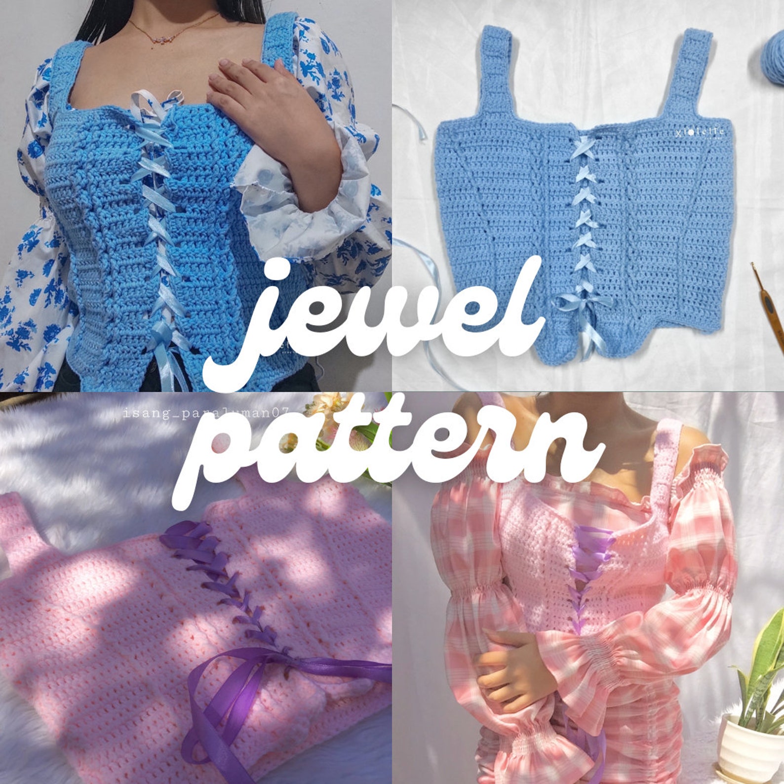 Jewel Corset Crochet Pattern (Download Now) - Etsy