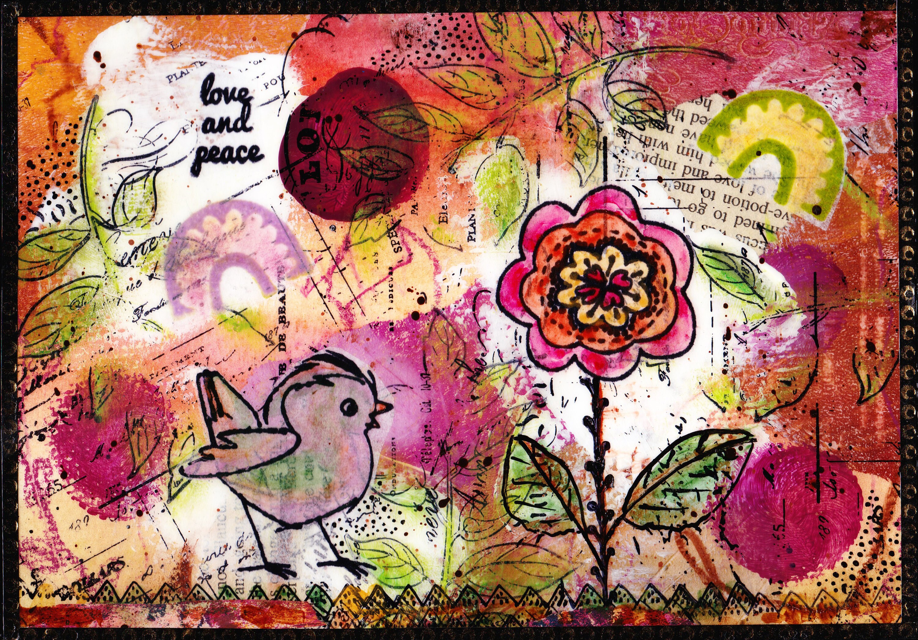 Printable Junk Journal Kit - Mixed Media Art Collage Digital Print ...