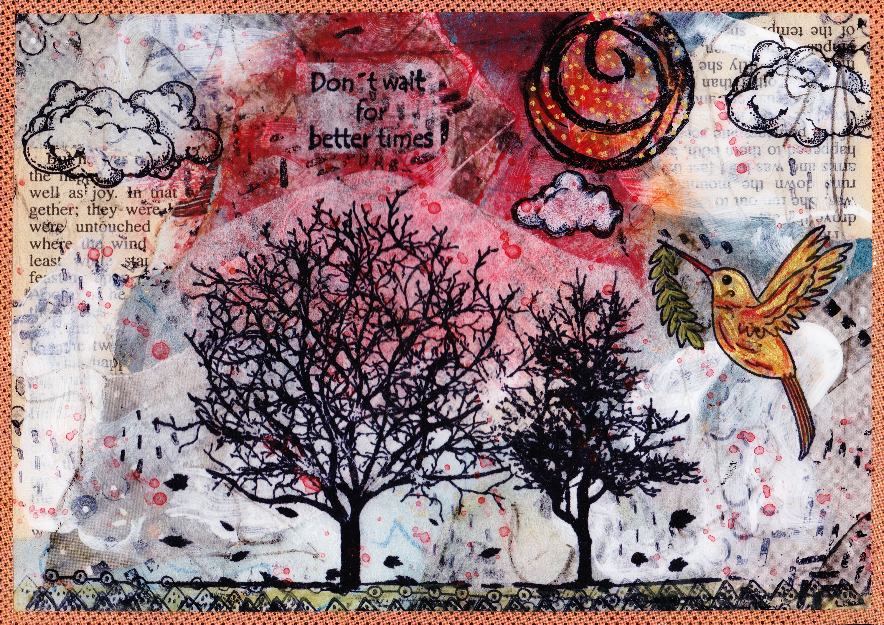 Printable Junk Journal Kit - Mixed Media Art Collage Digital Print ...