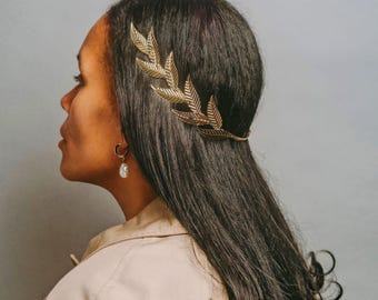 Greek Roman Gold Leaf Tree Branch Crown Baroque Headpiece Wedding Headband New ✨ Greek Goddess Crown, Men main image 2