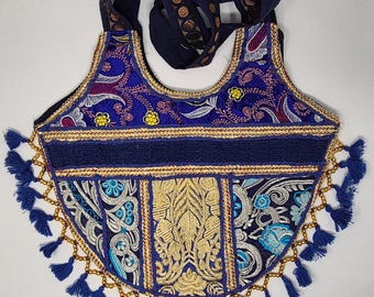 Handgemachte Banjara Umhängetasche | Vintage bestickte Boho Tasche