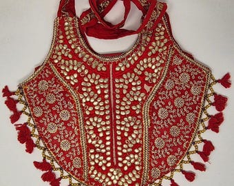 Handgemachte Banjara bestickte Tasche | Indische Vintage Khambhalia Umhängetasche