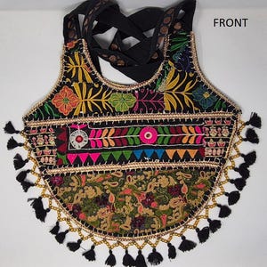 Handmade Banjara Bag | Indian Khambhalia Embroidered Boho Tote | Vintage Patchwork Bag | Tribal Bohemian Shoulder Bags