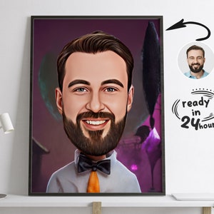 Benutzerdefinierte Halloween-Karikatur-Porträt, Halloween-Porträt, Halloween-Geschenk, Halloween-Karikatur, benutzerdefinierte Karikatur, Karikatur vom Foto