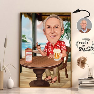 Custom Retirement Cartoon Portrait, Retirement Caricature, Retirement Gift, Retirement Cartoon, Retirement Present, Happy Retirement Cartoon