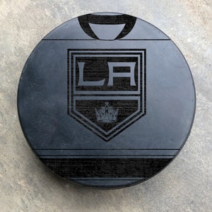 Los Angeles Kings NHL Jersey Custom Laser Engraved Hockey Puck Any Name and Number