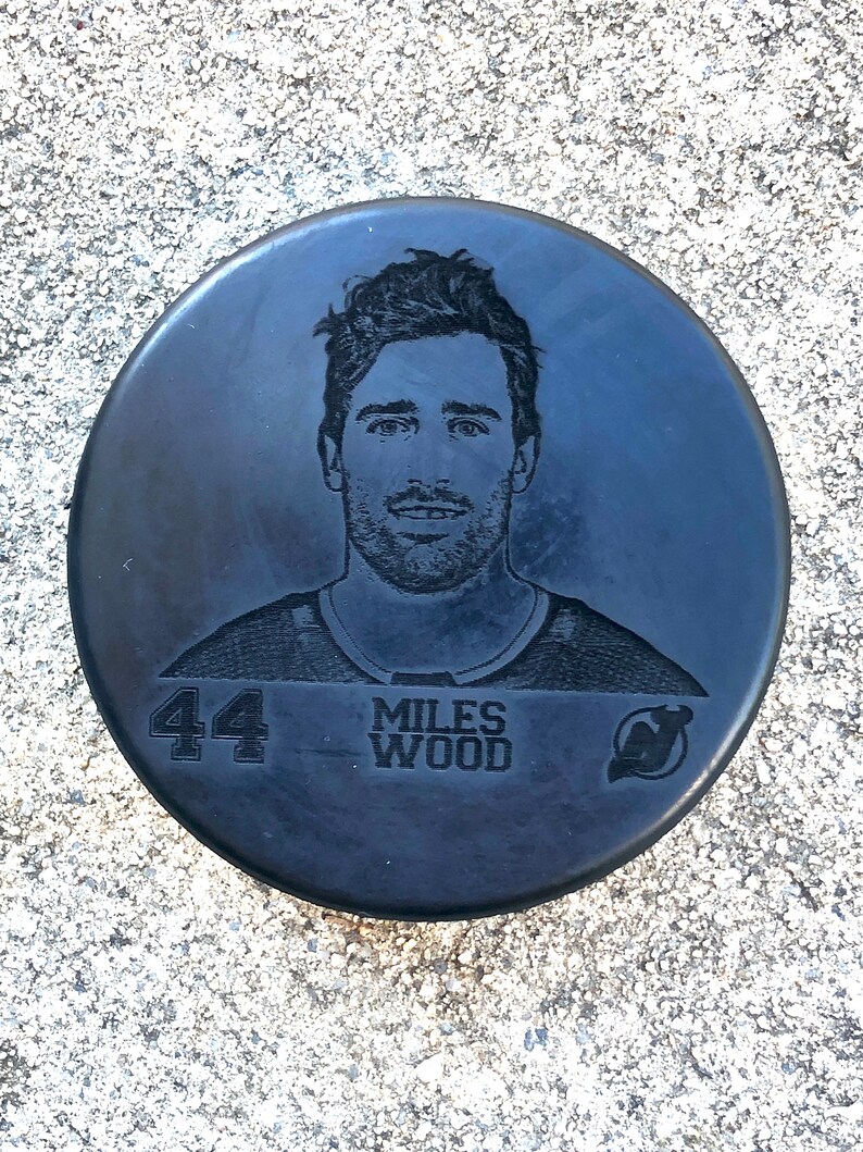 New Jersey Devils NHL Custom Laser Engraved Hockey Pucks You - Etsy