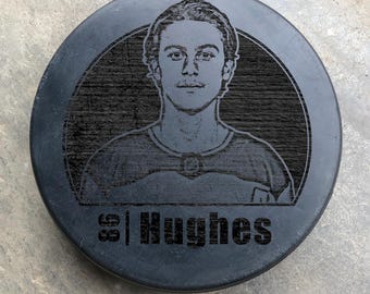 New Jersey Devils NHL Custom Laser Engraved Hockey Pucks You Pick Player