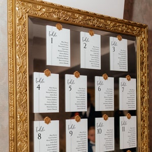 5x7 Hochzeit Sitzplan Vorlage Kalligraphie, Tisch Sitzplan druckbar, eleganter Sitzplan, Vorlage Sitzplan, Heather