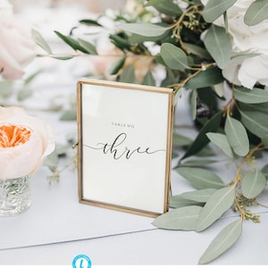 table numbers card Calligraphy, wedding table number elegant, Printable table Template, seating chart, 100% editable, 5x7, 4x6. Catherine