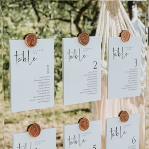 5x7 Hochzeit Sitzplan Vorlage Kalligraphie, Tisch Sitzplan druckbar, eleganter Sitzplan, Vorlage Sitzplan, Heather