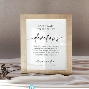 I Spy Wedding Game Template, Can&#39;t Wait to See What Develops, Wedding Hashtag, Reception Photo Hunt, Wedding Photo Hunt Game, Heather