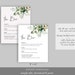 Greenery Bar Menu Sign Template, Wedding Bar Sign Printable, Drinks ...