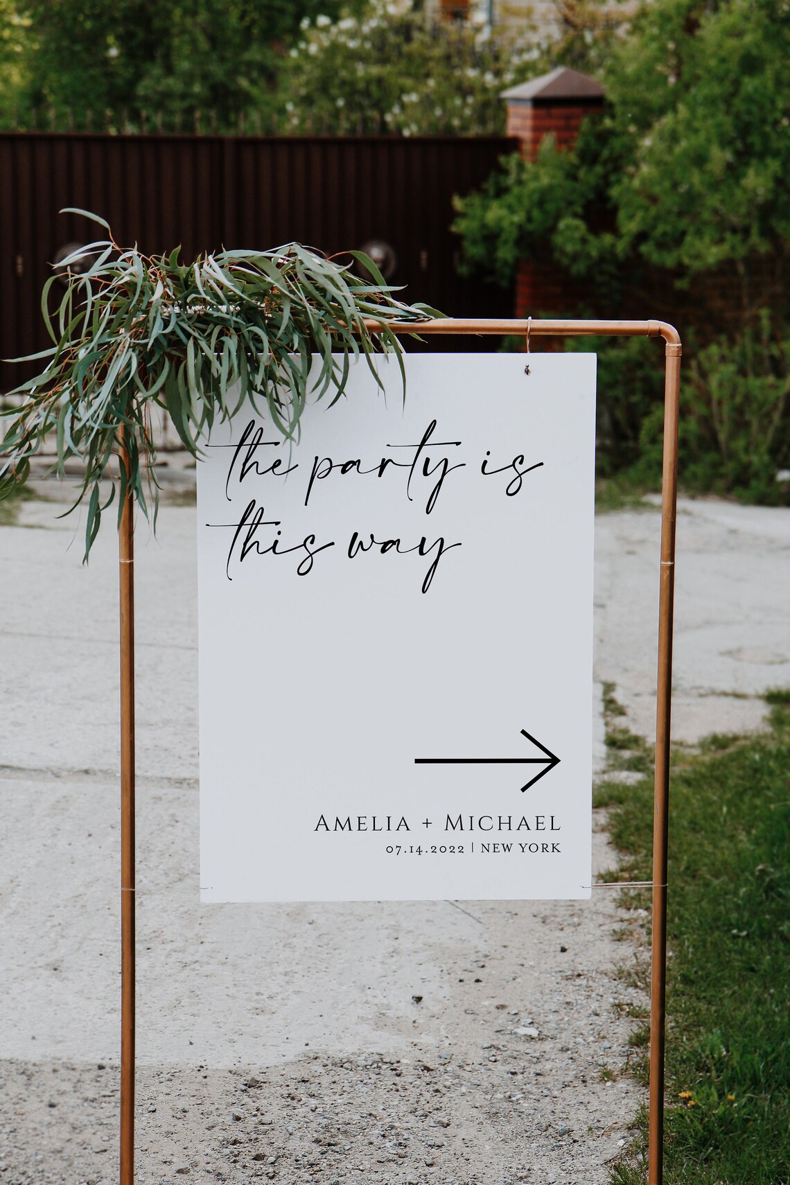 Welcome Direction Sign Wedding Welcome Sign, Directional Sign, Welcome Sign Wedding ...