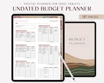 refined finance planner | digital budget book | financial journal for ipad & goodnotes | elegant money organizer pdf
