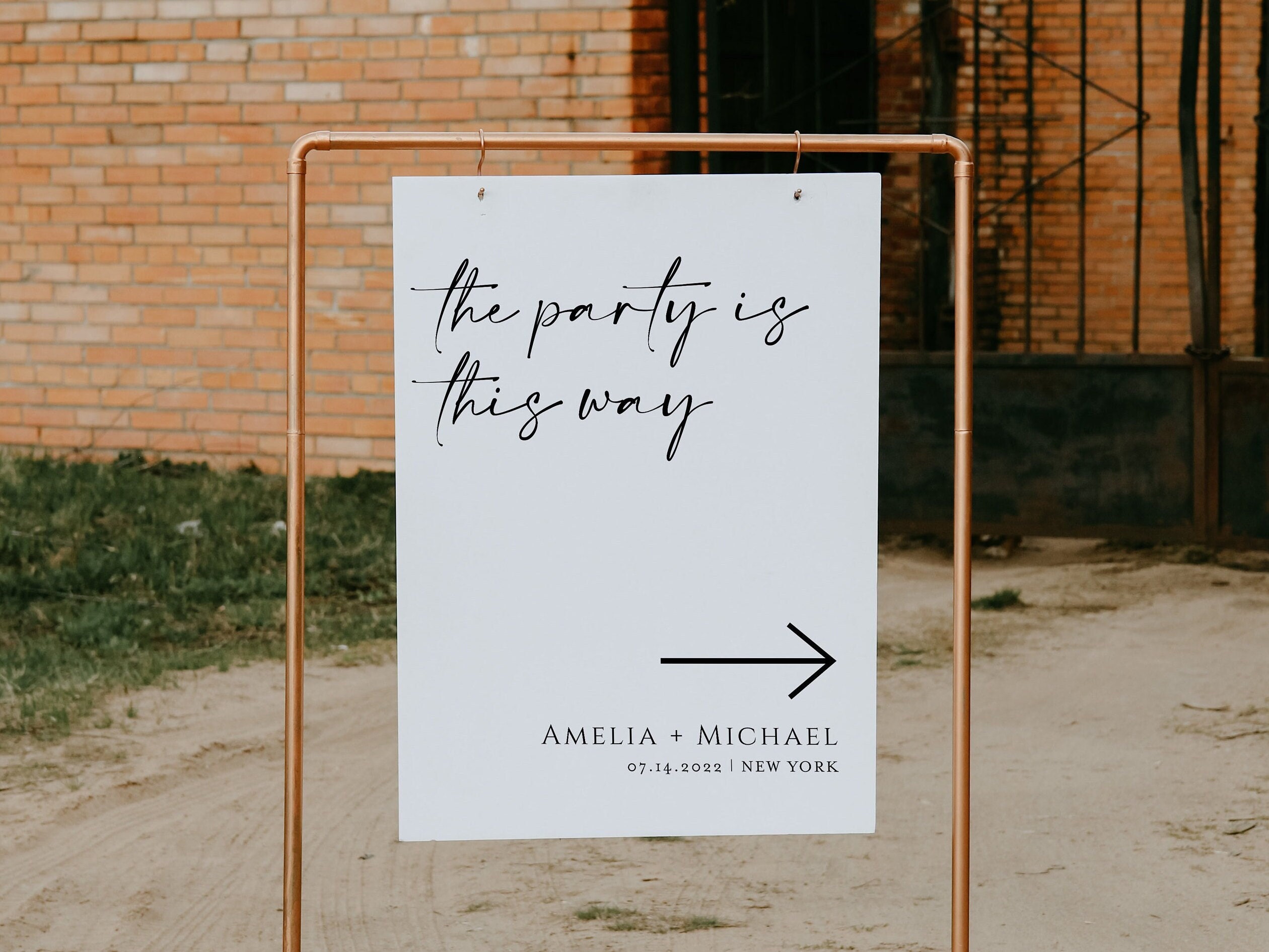 Welcome Direction Sign Wedding Welcome Sign, Directional Sign, Welcome Sign Wedding ...