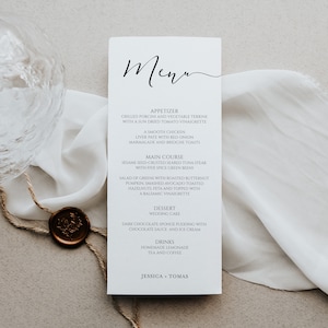 Wedding Menu, Menu Template, Menu Cards, Wedding Dinner Menu, Wedding Menus, Wedding Menu Cards, Food Menu, Guest Name Menu, Catherine