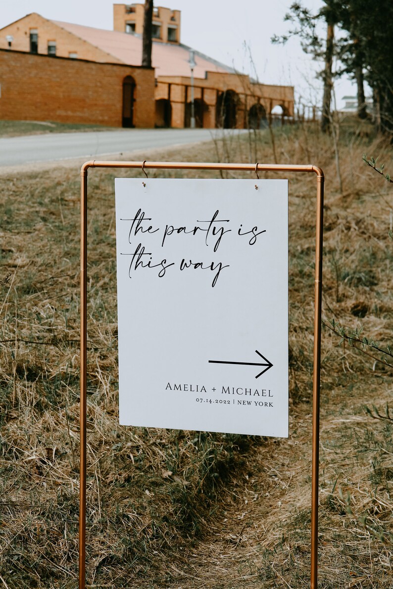 Welcome Direction Sign Wedding Welcome Sign, Directional Sign, Welcome Sign Wedding ...