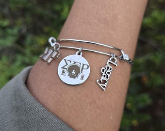 Divine Nine Sorority Legacy Bracelet - HBCU Sorority Legacy Bracelet - Sorority Birthday Gifts - Legacy crossing gift