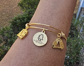 Delta Bracelet - HBCU - Delta Sigma Theta Bracelet - Sorority Bracelet - DST North Carolina A&T Bracelet - Sorority Jewelry -