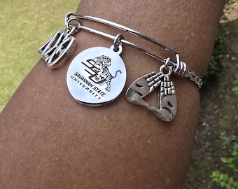 Savannah State University Delta Bracelet - HBCU - Delta Sigma Theta Bracelet - Sorority Bracelet - DST University bracelet -Sorority Jewelry