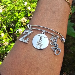 Zeta Phi Bracelet - 1920 - Zeta Bracelet - Sorority Bracelet - Z Phi B Bracelet - Divine Nine - Sorority Jewelry - HBCU bracelet