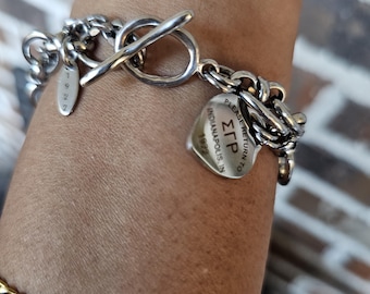 D9 Sorority Jewelry-Divine Nine Sorority Tiph Inspired Bracelet - HBCU Sorority Bracelet -African American Sorority - Sorority Birthday Gift