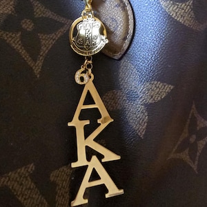 Divine Nine Large Handbag Charm/Key Ring - Divine Nine Purse Charm - Sorority Charm/Key Ring - D9 Purse Charm image 18