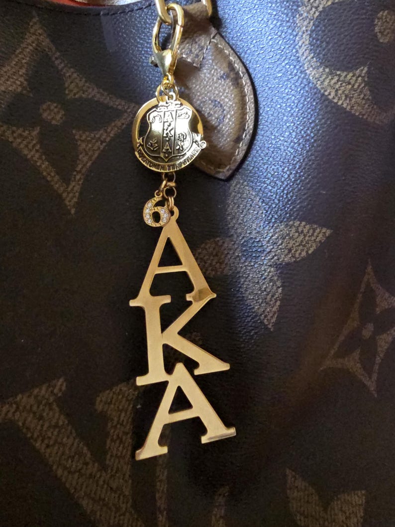 Divine Nine Large Handbag Charm/Key Ring - Divine Nine Purse Charm - Sorority Charm/Key Ring - D9 Purse Charm image 18