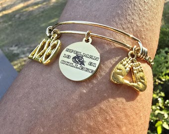 Delta Bracelet - HBCU - Delta Sigma Theta Bracelet - Sorority Bracelet - DST - Spellman College Bracelet- Spellman College Jewelry