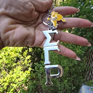 Divine Nine Large Handbag Charm/Key Ring - Divine Nine Purse Charm - Sorority Charm/Key Ring - D9 Purse Charm image 19