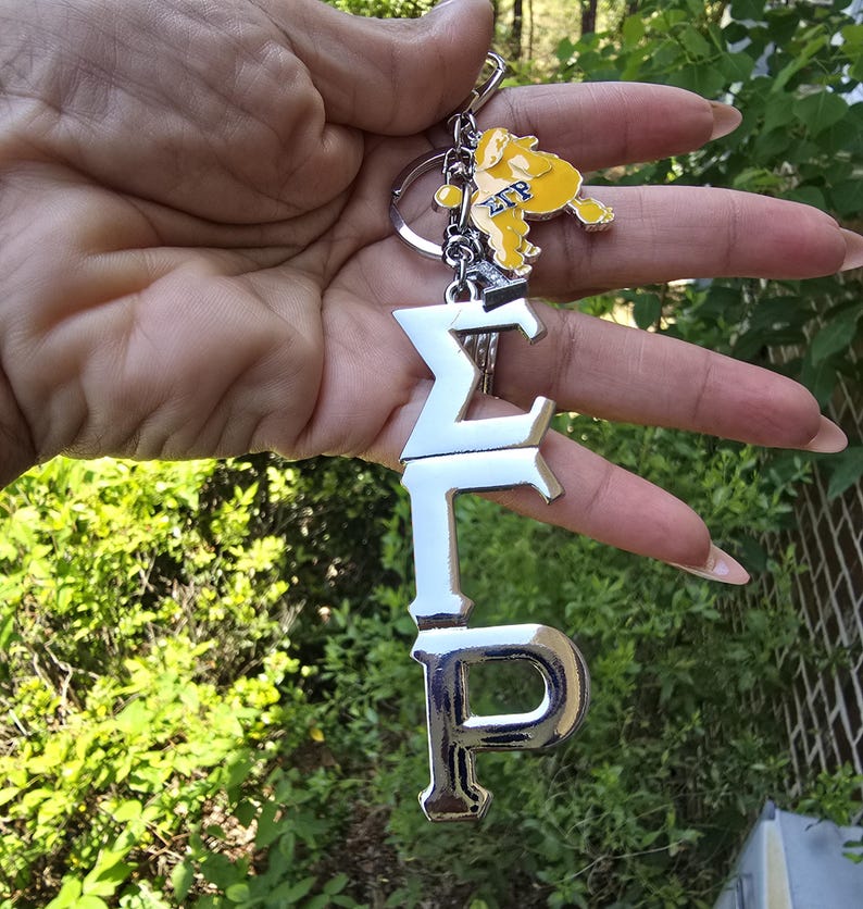 Divine Nine Large Handbag Charm/Key Ring - Divine Nine Purse Charm - Sorority Charm/Key Ring - D9 Purse Charm image 19