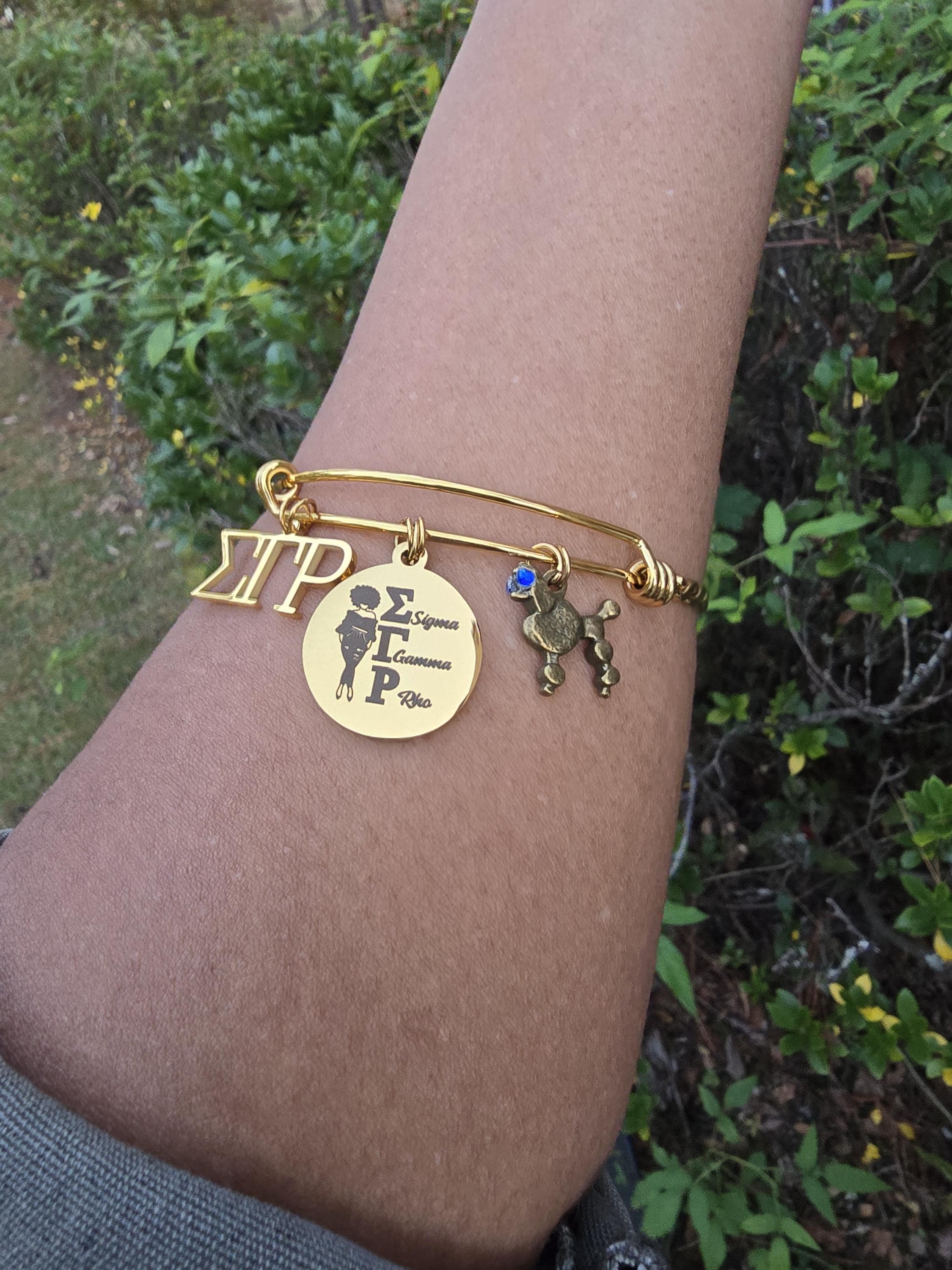 Divine Nine Sorority Charm Bracelet HBCU Charm Sorority Bracelet