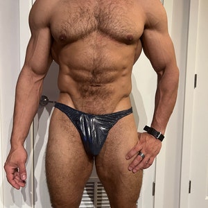 V Cut mens bodybuilding posing suit