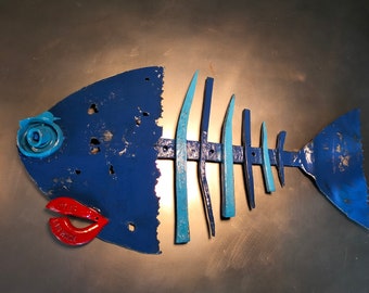 Fer の F-Lor による彫刻アートワーク - リサイクル鉄家具デザイン