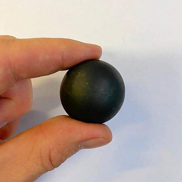 30mm -Shungite sphere unpolished, Crystal sphere, Healing stone ball, Home protection, Mineral rocks