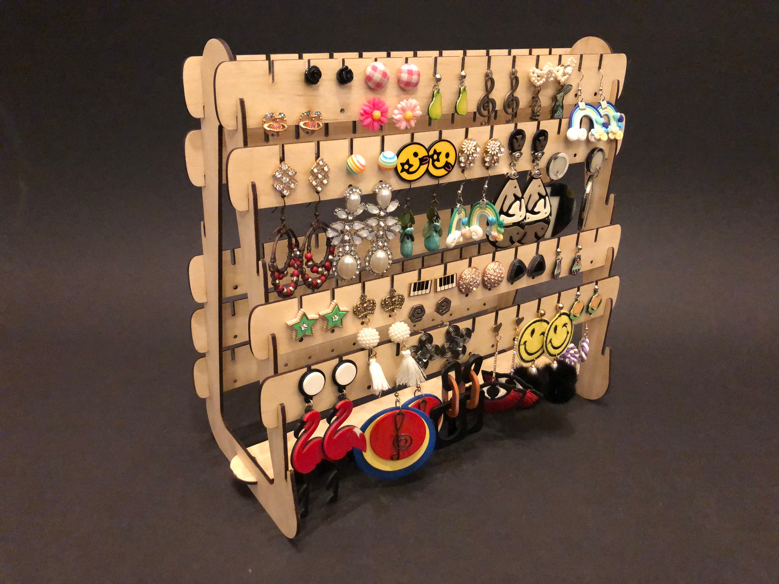 Jewelry Stand Laser Cut Files Super Bundle Svg Etsy