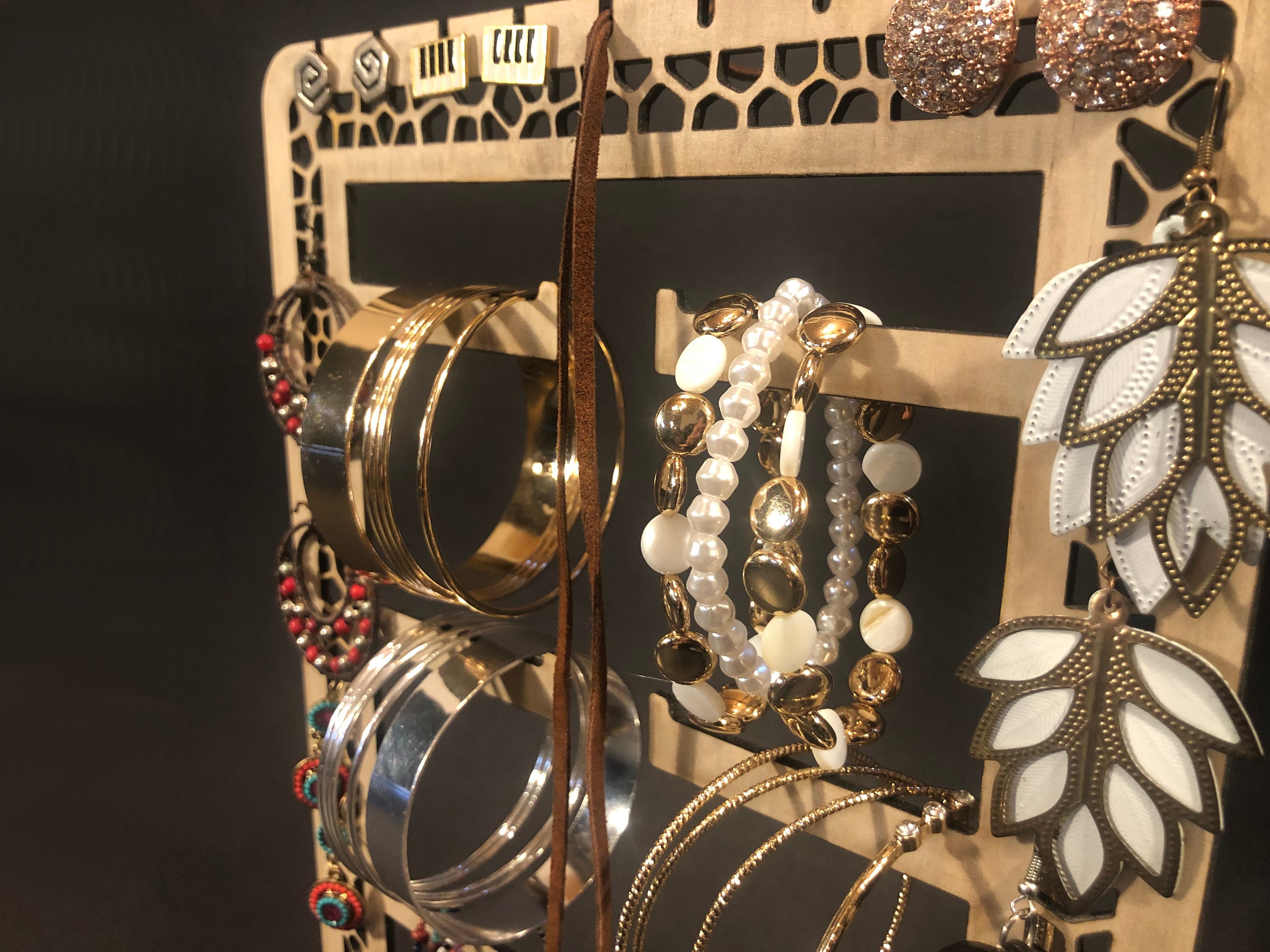 Jewelry Stand Laser Cut Files SVG Bracelet Etsy