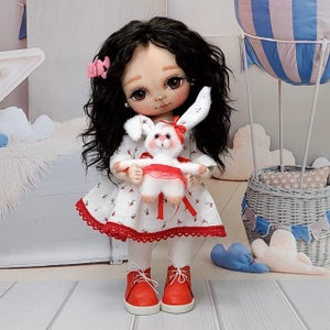 Handmade textile doll,Rag doll,Art textile doll, Interior doll, textile doll,art doll