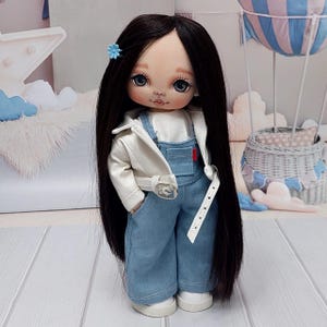 Handmade textile doll,Rag doll,Art collectible doll. Interior doll,Personal gift,Gift for girl