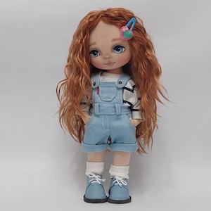 Handmade textile doll,Rag doll,Art textile doll, Interior doll, textile doll,art doll