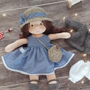 Waldorf 13 inch Doll,Waldorf inspired doll,Waldorf Baby Doll,Handmade Waldorf Doll,Personalized Waldorf Doll, Waldorf Doll for sale