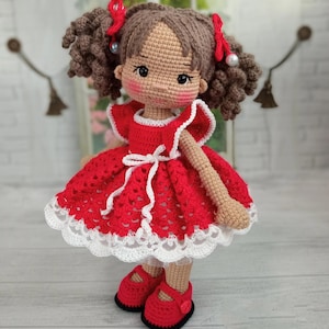 crochet Doll pattern, Doll pattern, Amigurumi doll pattern