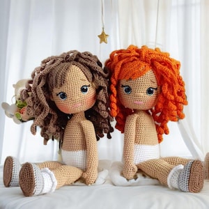 Häkelpuppenmuster, Amigurumi-Puppenmuster, Puppenmuster, englisches PDF-Muster, Puppenmuster, Amigurumi-Puppe, Häkelpuppe