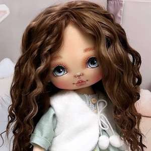 Handmade textile doll,Rag doll,Art textile doll, Interior doll, textile doll,art doll, Christmas doll
