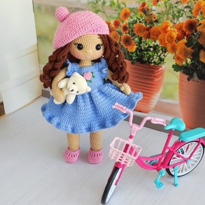 Amigurumi doll for sale, Amigurumi doll Finished, Crochet Doll for sale, Crochet Doll Finished,Amigurumi doll 16.14 inc