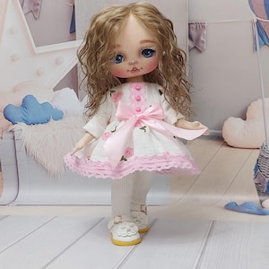 Handmade textile doll,Rag doll,Art textile doll, Interior doll, textile doll,art doll