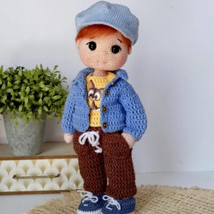 Crochet doll pattern, Amigurumi Doll pattern, Crochet boy doll pattern, Amigurumi Doll, Crochet doll for sale, English pattern