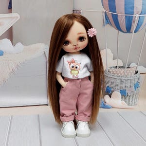 Handmade textile doll,Rag doll,Art collectible doll. Interior doll,Personal gift,Gift for girl